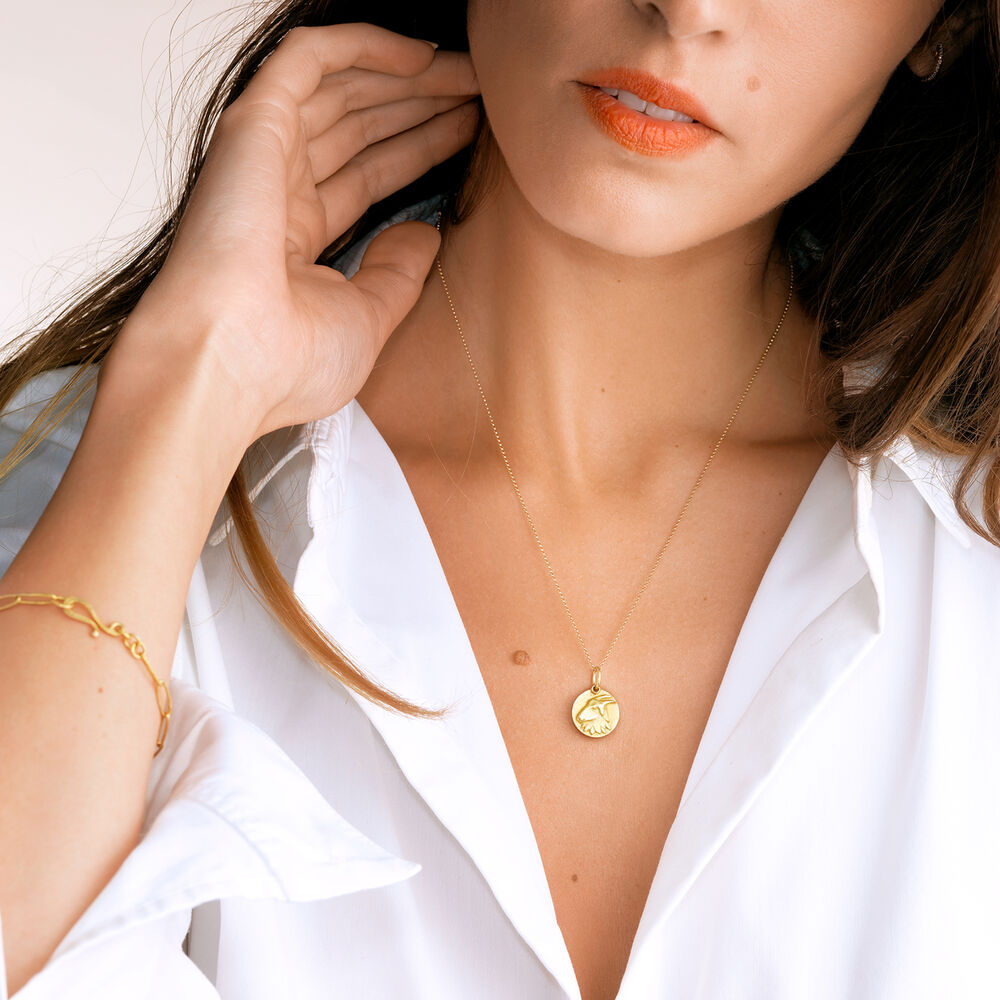 Zodiac 18ct Gold Capricorn Necklace | Annoushka jewelley
